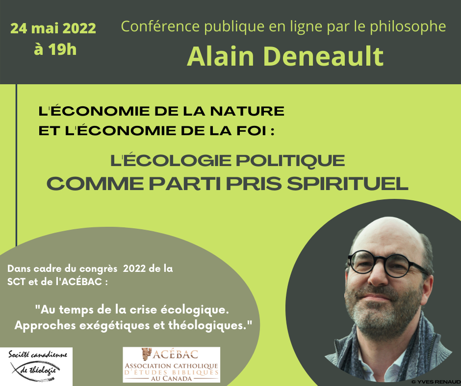 Conférence Alain Deneault